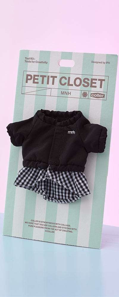 MNH 25 FW プティ クロゼット トラックトップ チェックシャツ