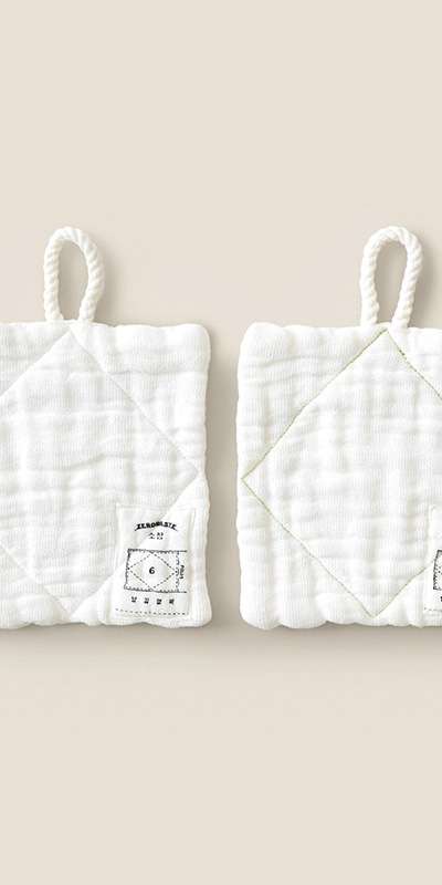 6-Layer Gauze Kitchen Cloth #1/4 (2P Set)
