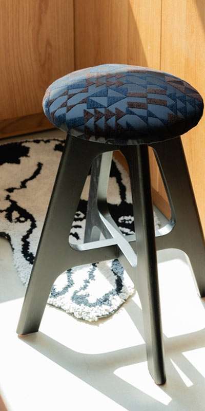 Stool 03 - Tsumikinoie Navy