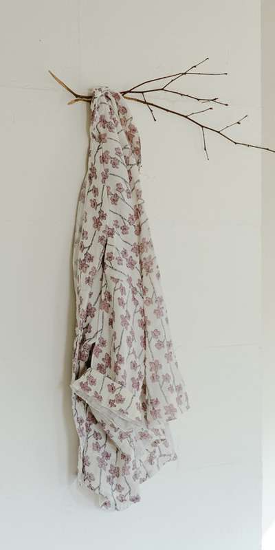 Wood Block Robe - Blooming