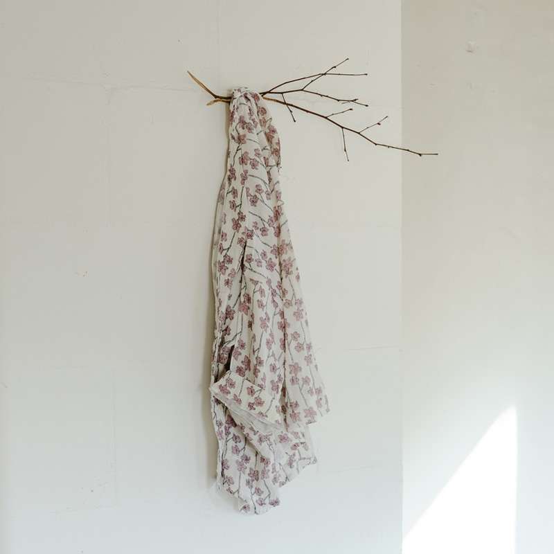 Wood Block Robe - Blooming