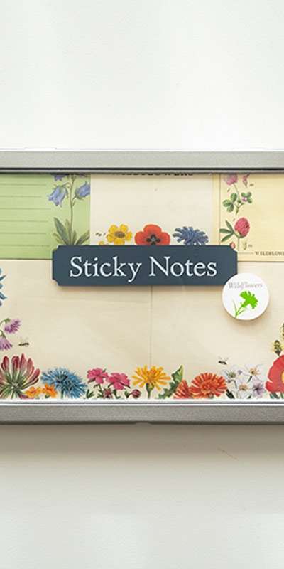Wildflowers Sticky Note