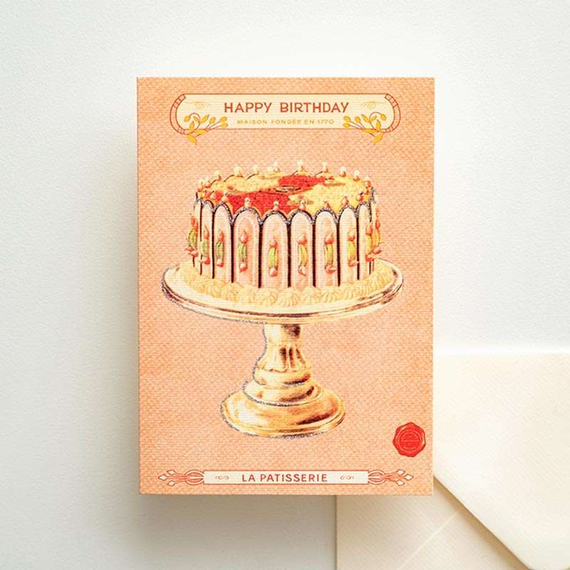 Happy Birthday Cake Card
