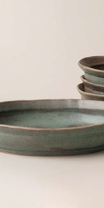 Oval Ceramic Bowl