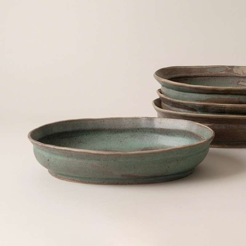 Oval Ceramic Bowl
