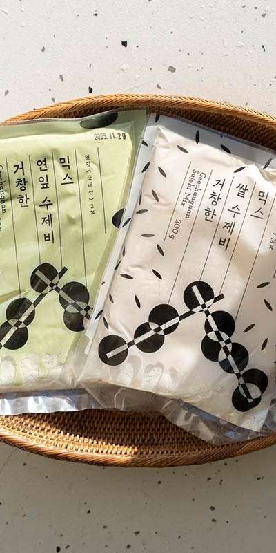 Geochang Rice Sujebi Mix 2 Types