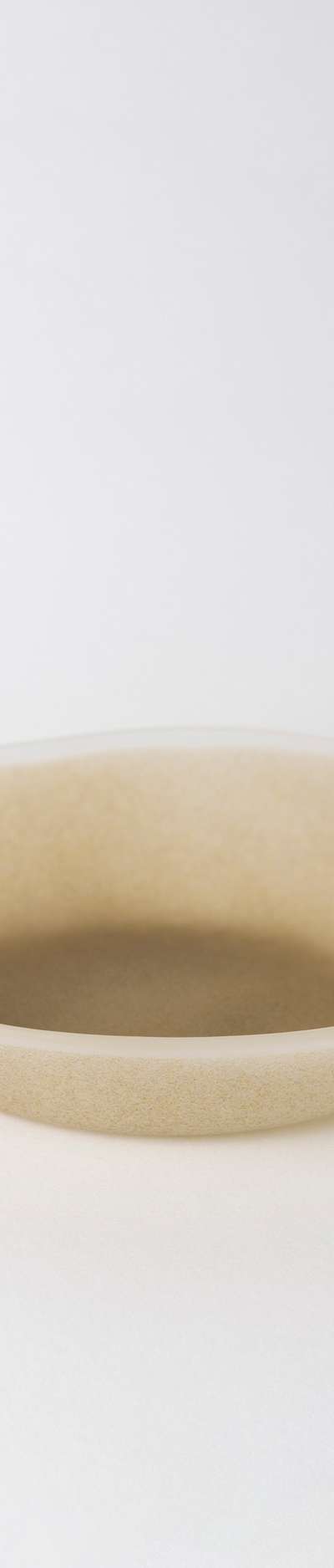 Rim Powdery Deep Round Bowl