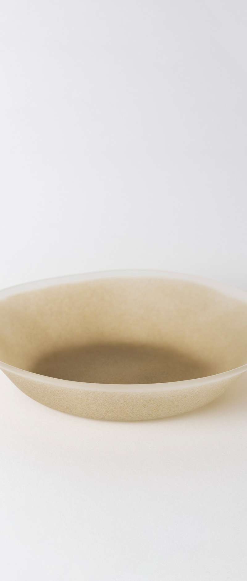 Rim Powdery Deep Round Bowl