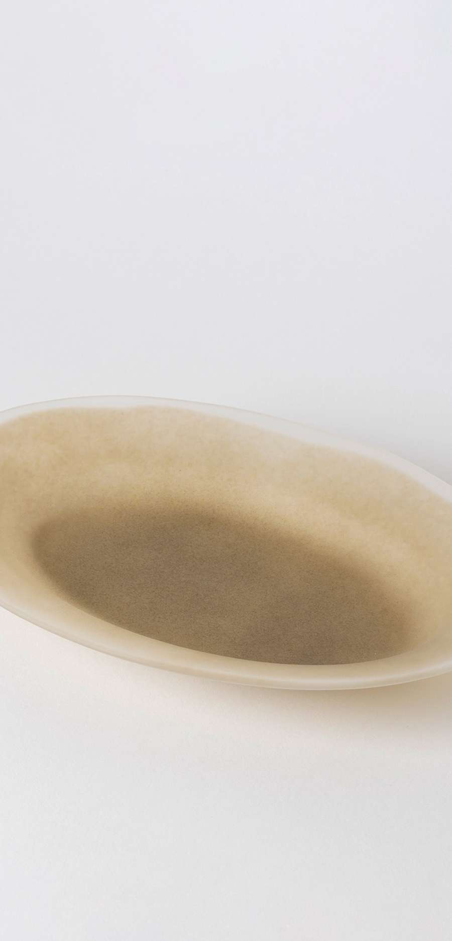 Rim Powdery Wing Oval Plate