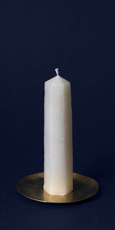 Vintage Chabi Candle - Hexagon