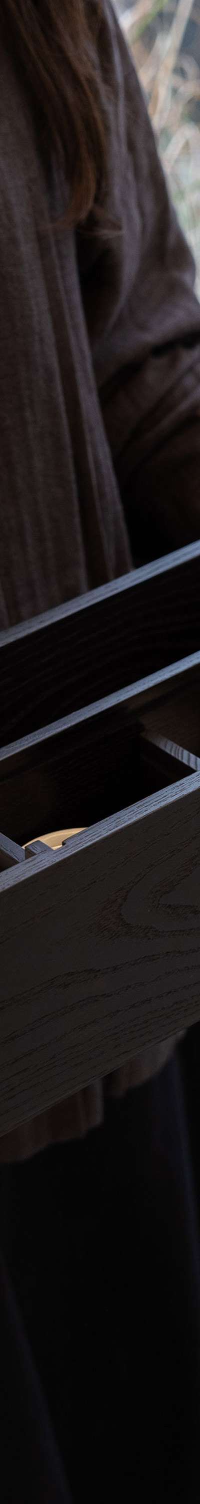 Tea Tool Box for Leaf Tea - Long Rectangle