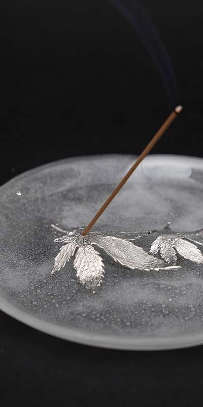 Maple Leaf Incense Holder