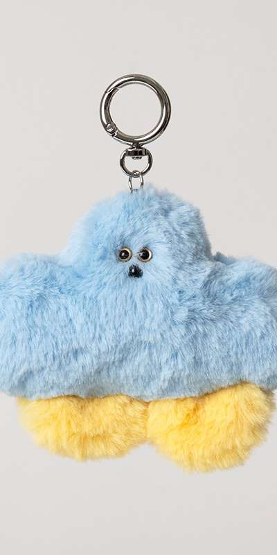 Cloud Bird Keyring