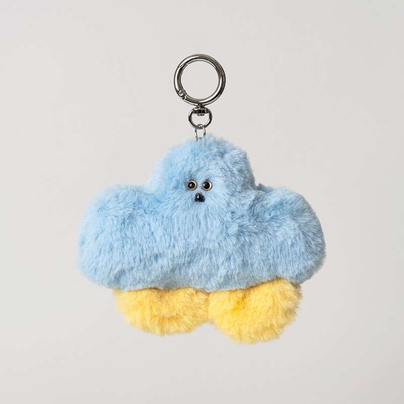 Cloud Bird Keyring