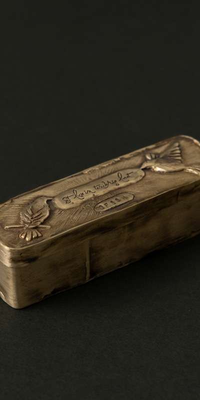 Brass Pigeon Box