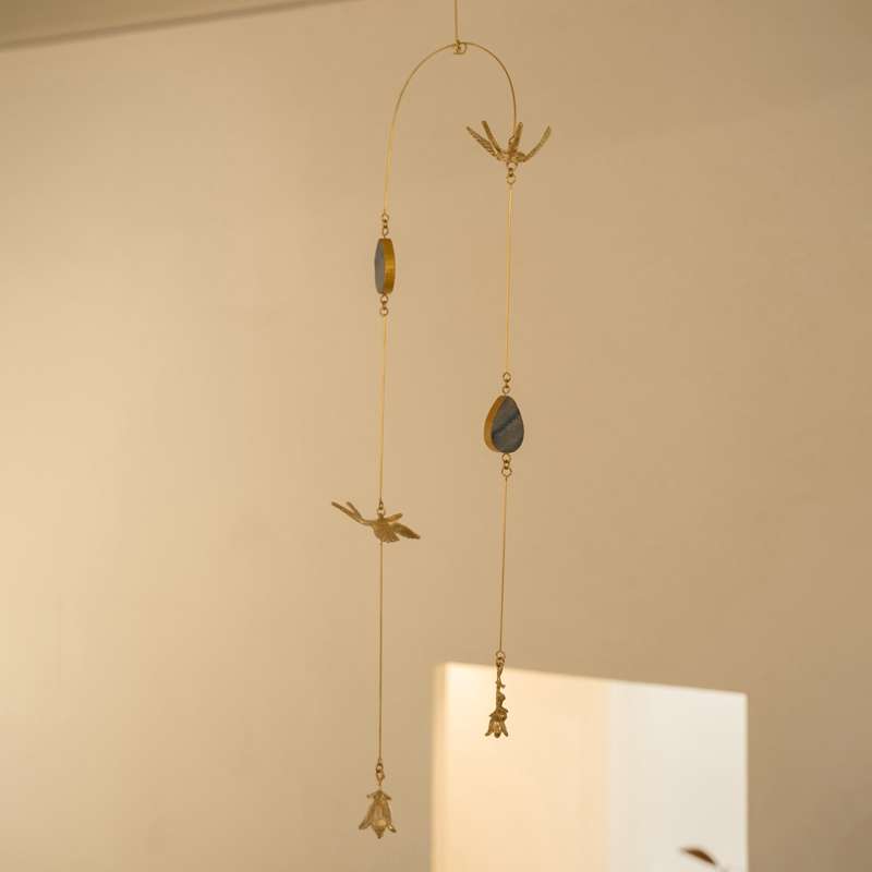 Swallow and Bellflower Mobile