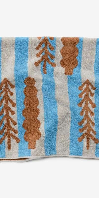 Trees Towel - Cocoa