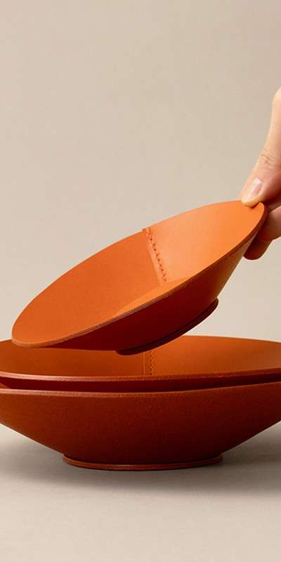 Round Tray - Orange