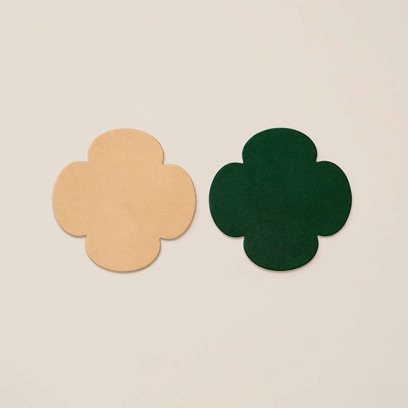Leather Post Card - Clover