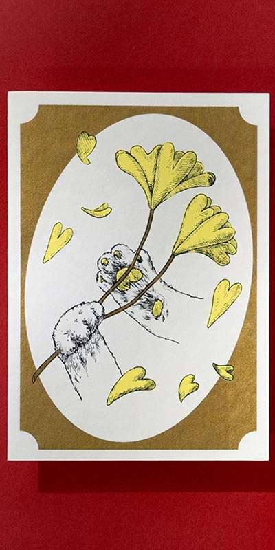 Clover Card - Cat