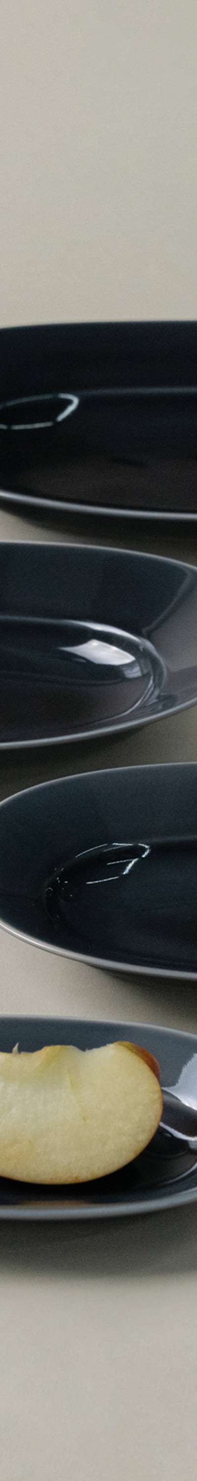 Oval Plate - Moon Gray