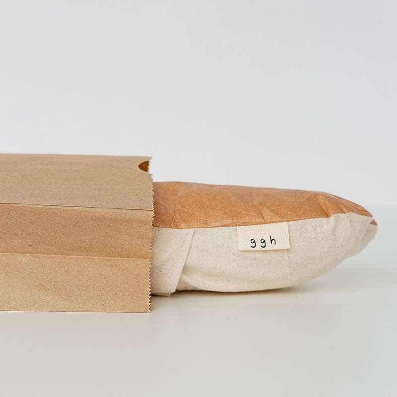 Tyvek Cream Bread Cat Catnip Cushion