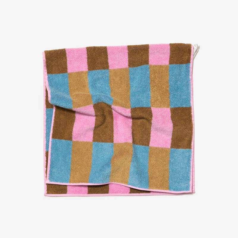 Check Towel - Berry Choco