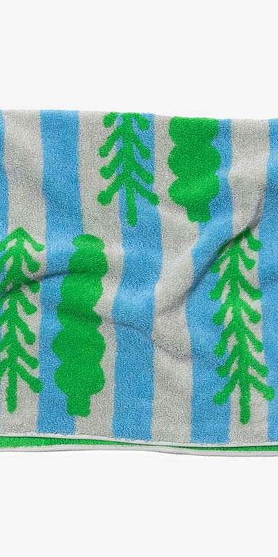 Trees Towel - Green