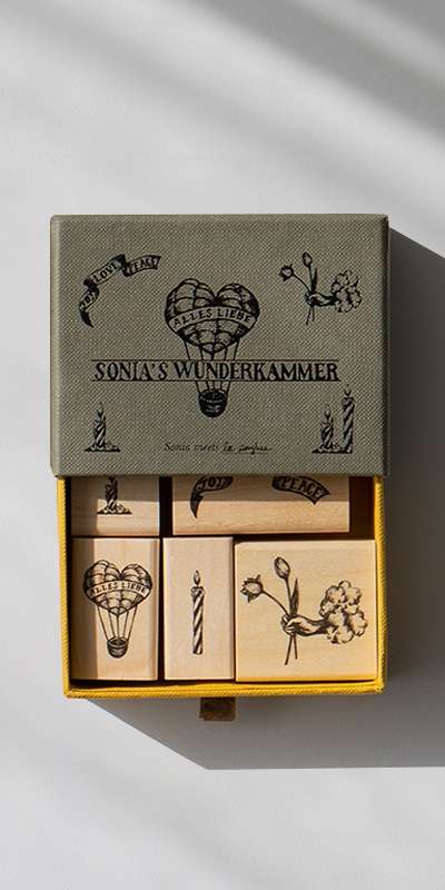 Wunderkammer Stamp Set - Hot Air Balloon