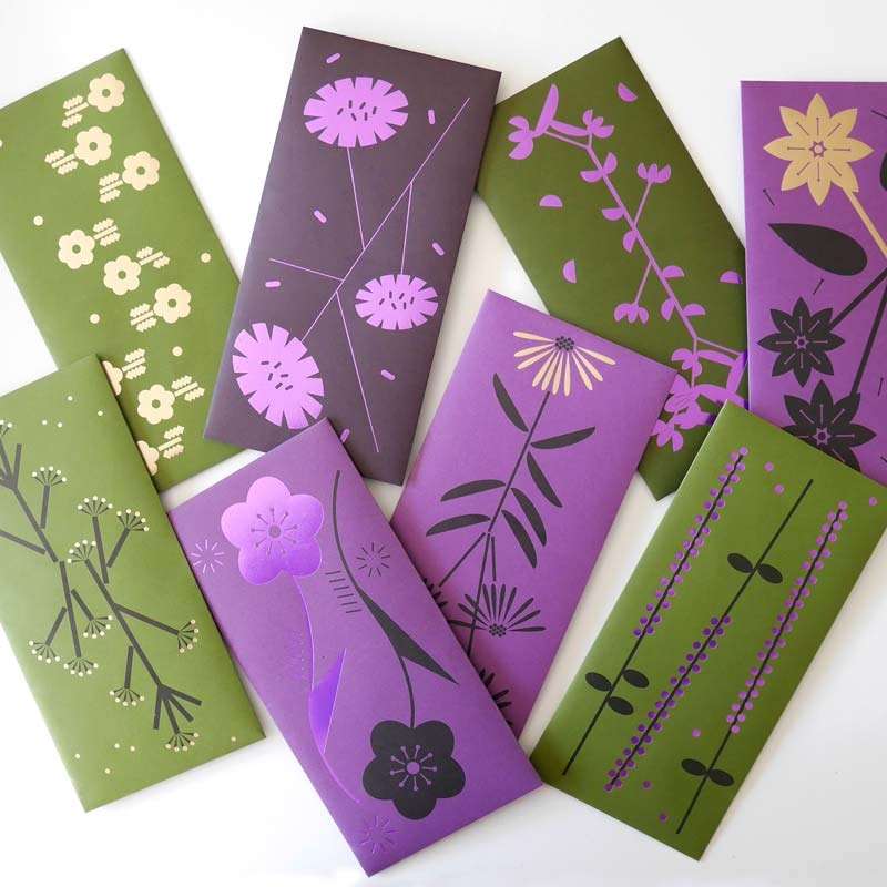 Flowers Over Flowers - Night Blooming Flowers Envelope Set