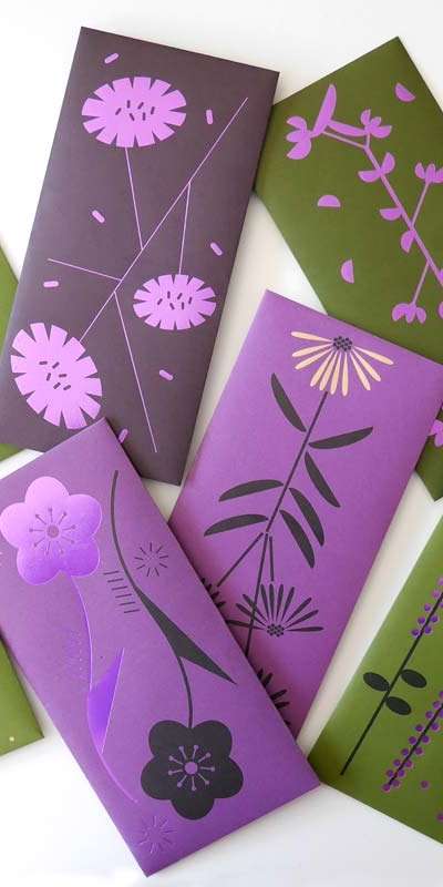 Flowers Over Flowers - Night Blooming Flowers Envelope Set