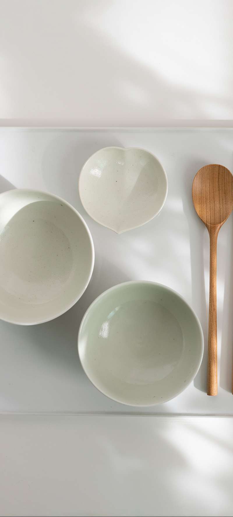 Cherry Blossom Wood Spoon and Chopsticks Set