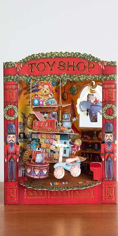 Christmas Toy Shop Swing Card