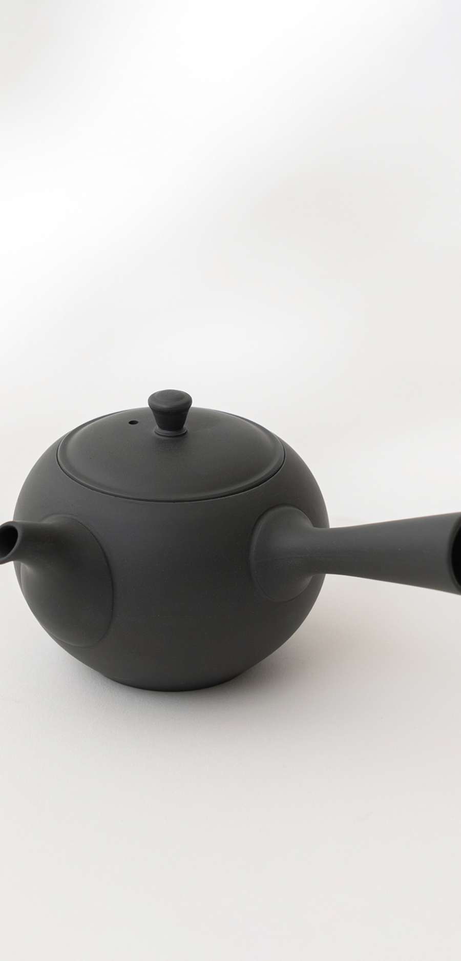 Black Teapot Side Handle M