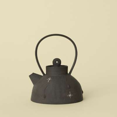 Black Starlight Teapot