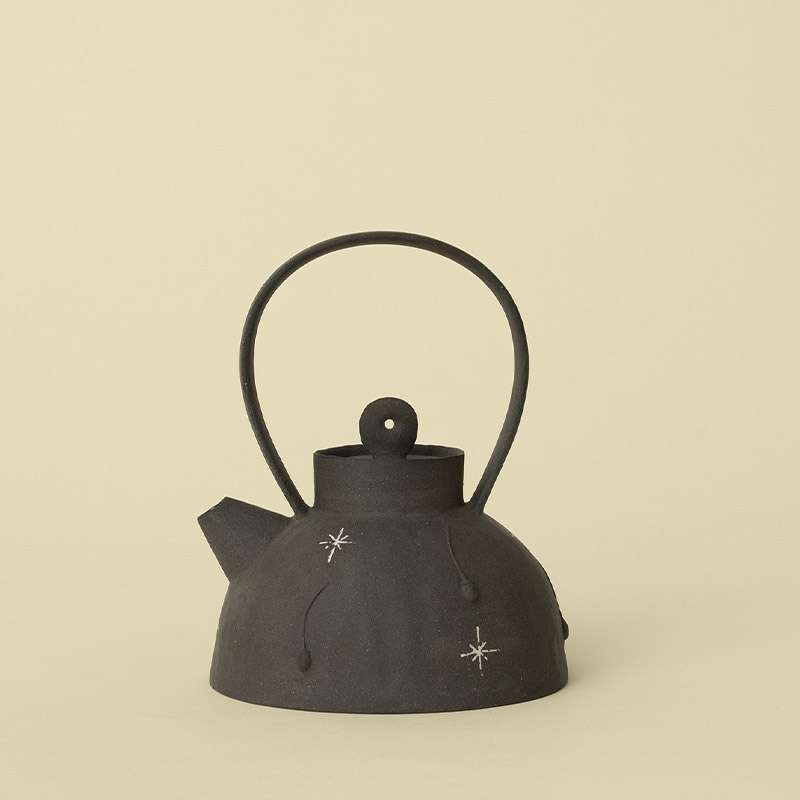 Black Starlight Teapot