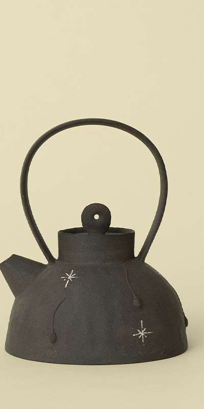 Black Starlight Teapot