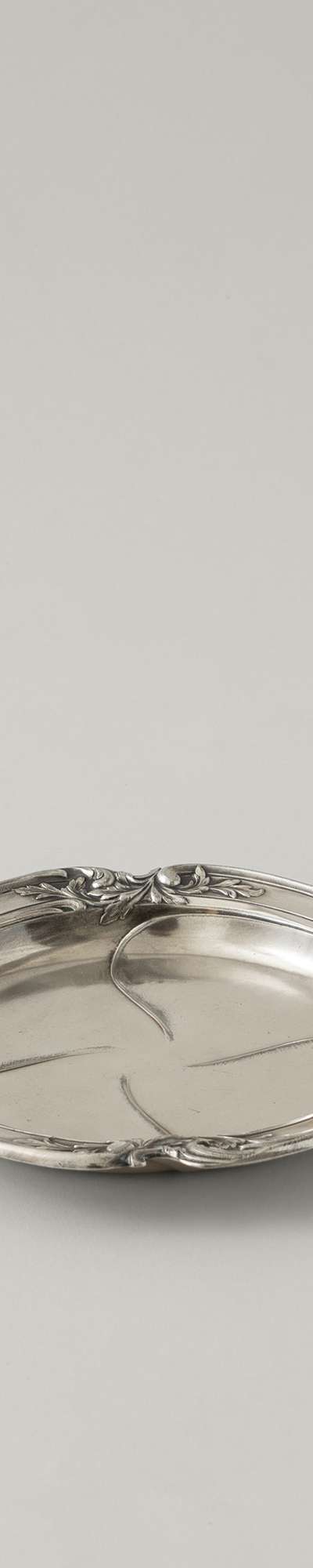 1910s French Antique Christofle Silver Plate Wine Coaster