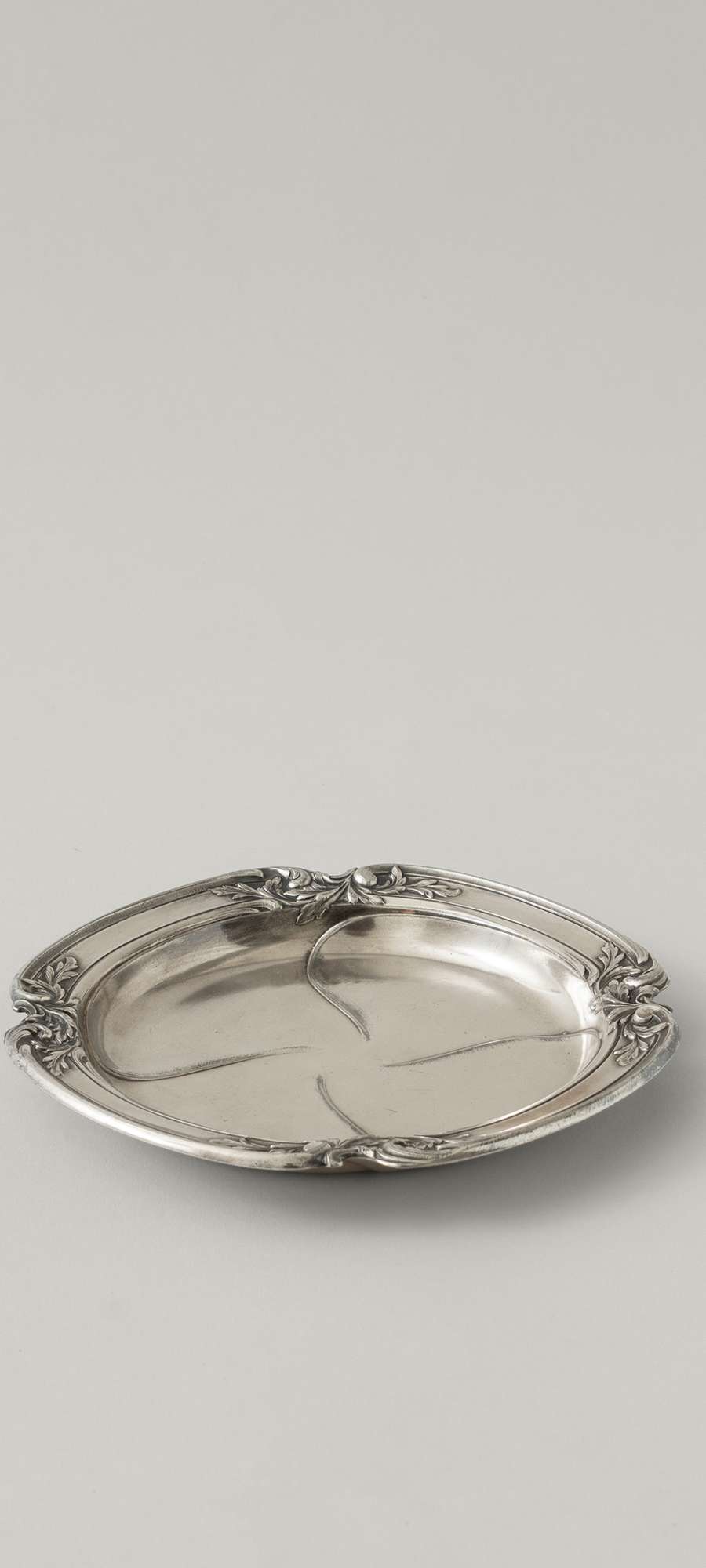 1910s French Antique Christofle Silver Plate Wine Coaster