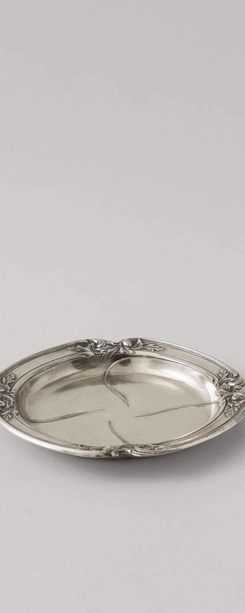 1910s French Antique Christofle Silver Plate Wine Coaster