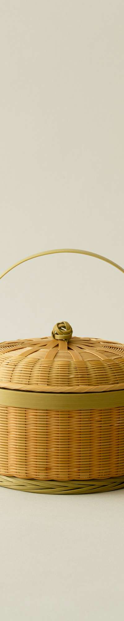 Mini One-Tier Bamboo Food Container