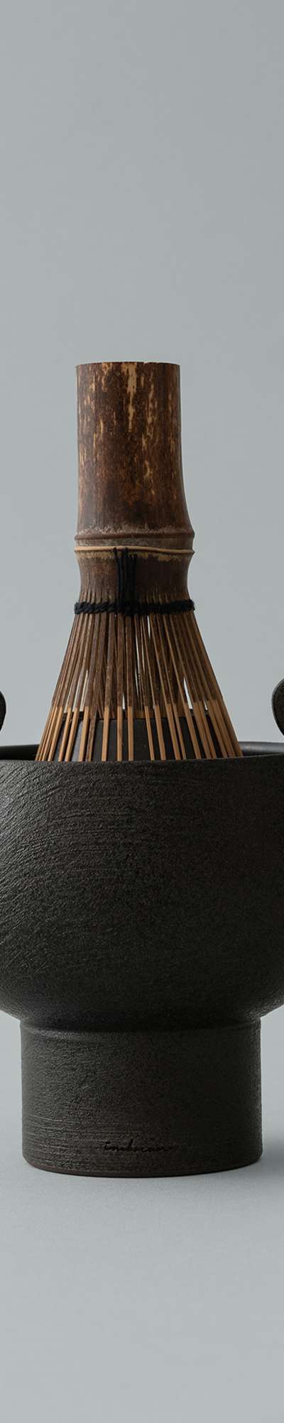 Black Lacquer Tea Whisk Holder