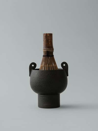 Black Lacquer Tea Whisk Holder