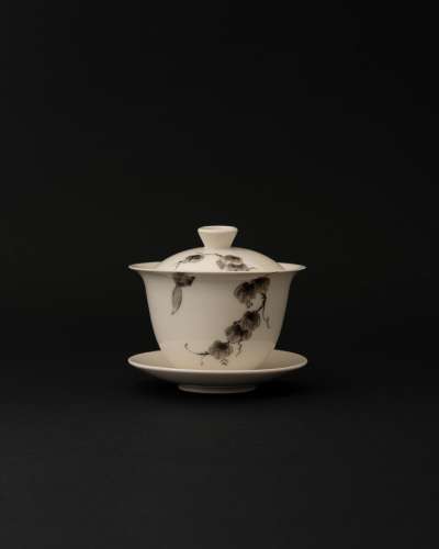 Dansan Grape Fox Dog Bowl