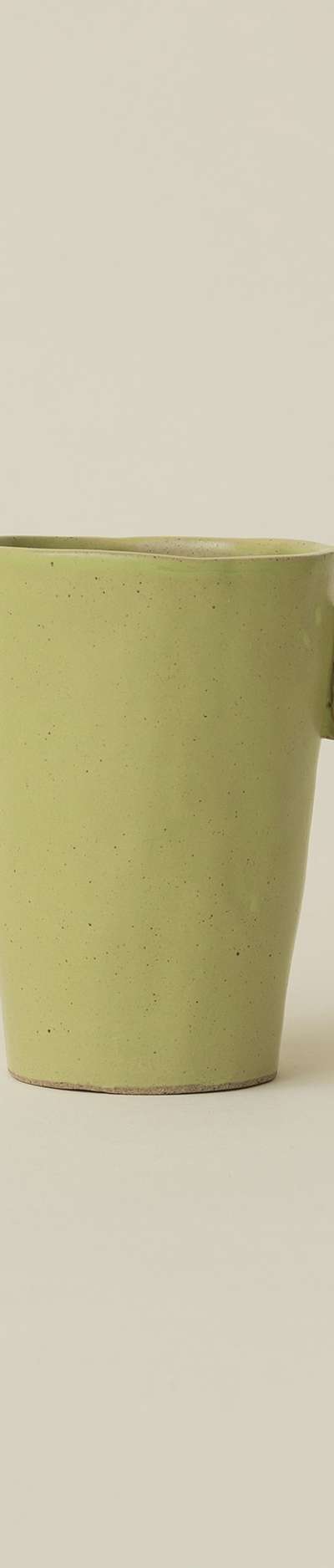 Wildflower Handle Light Green Cup