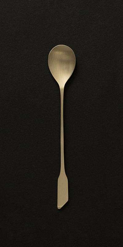 Diagonal Cut Dessert Spoon