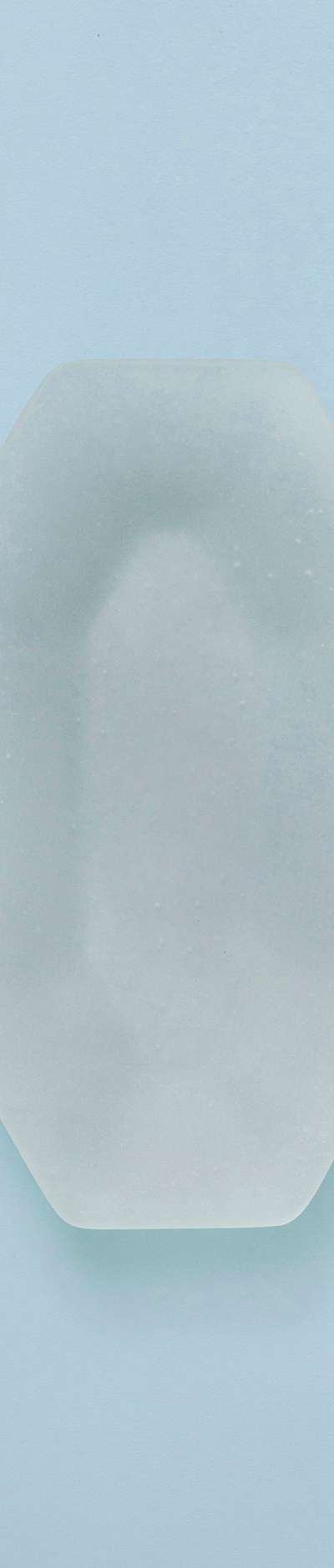 Matt Powdery 8 Plate S - Blue Grey