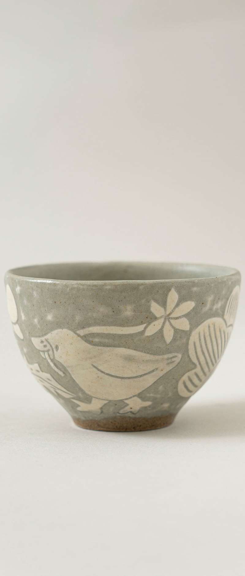 Picture-Carved Teacup