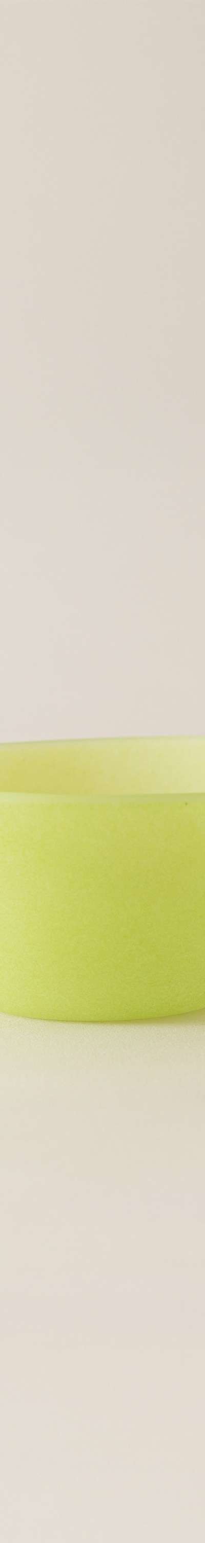 Matt Powdery OU Yogurt Bowl - Lime Green