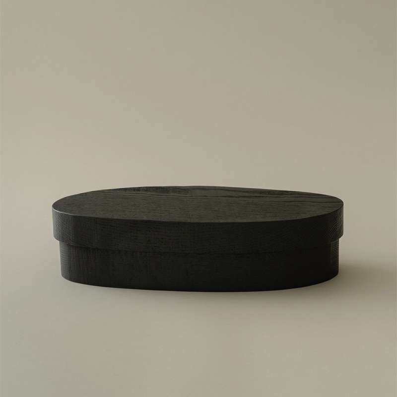 Irregular Box (Oval Type 1) – Lacquered Oak